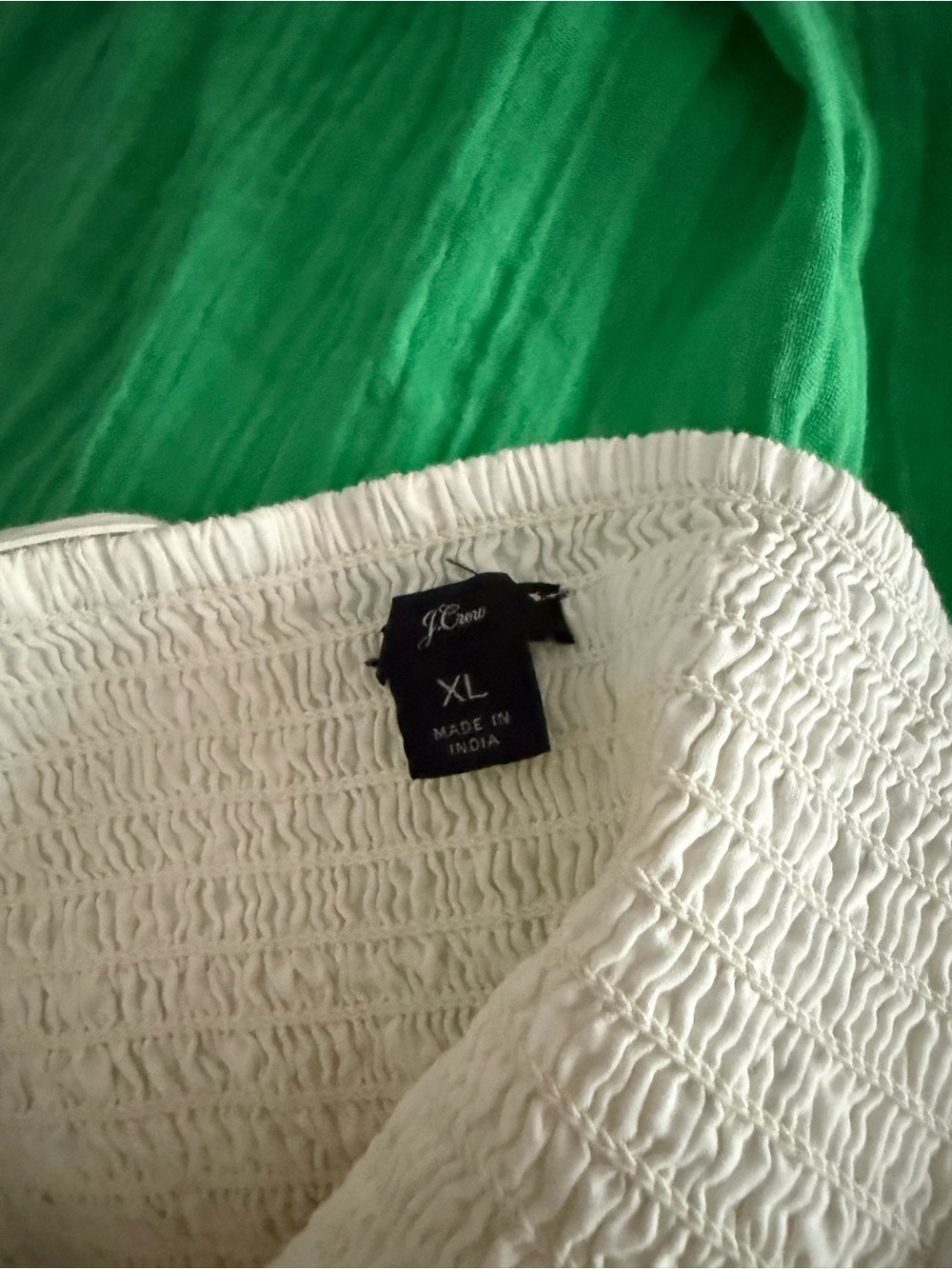 J. Crew Cream Crochet-Hem Maxi Slip Dress - Picture 5 of 5